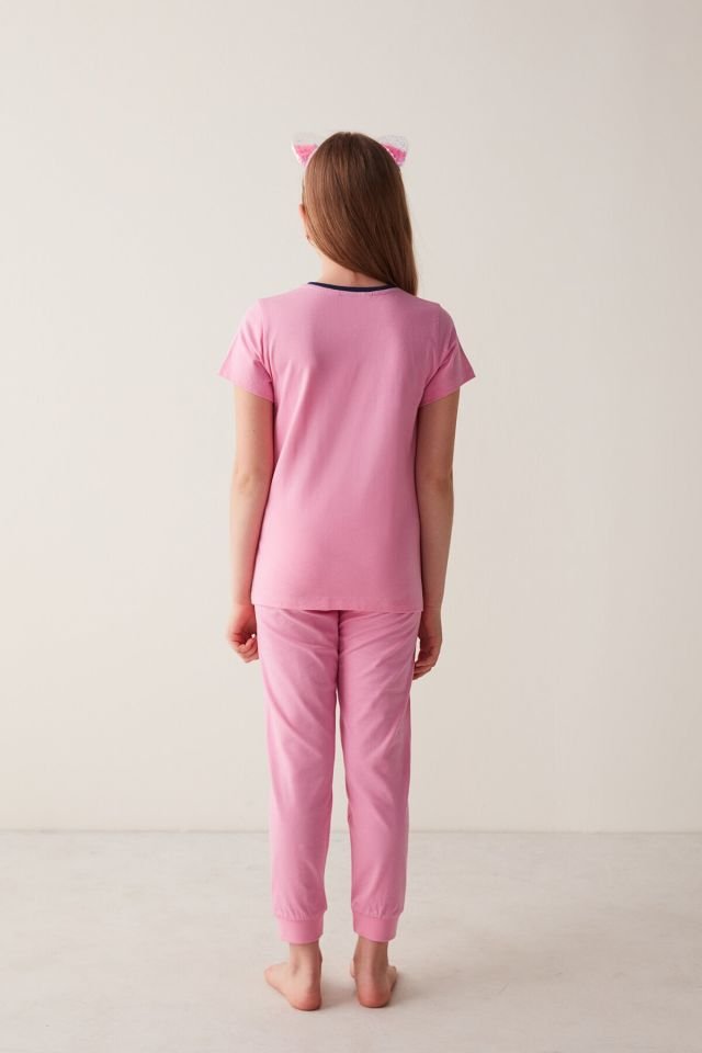 Kız Çocuk Be Happy 2li Pijama Takımı