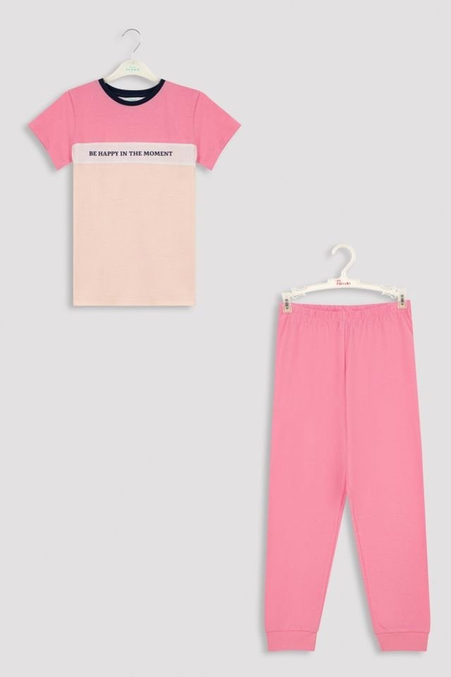 Kız Çocuk Be Happy 2li Pijama Takımı