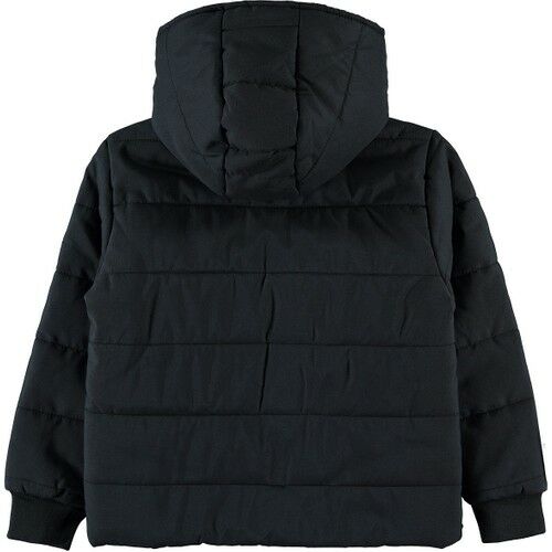 Erkek Çocuk Kapüşonlu Mont 6-9 Yaş Füme