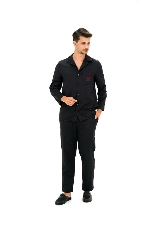 Super Classic Pijama Takımı Siyah