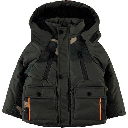 Boys Hooded Coat 2-5 Years Khaki