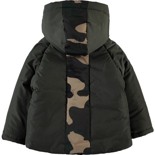 Boys Hooded Coat 2-5 Years Khaki