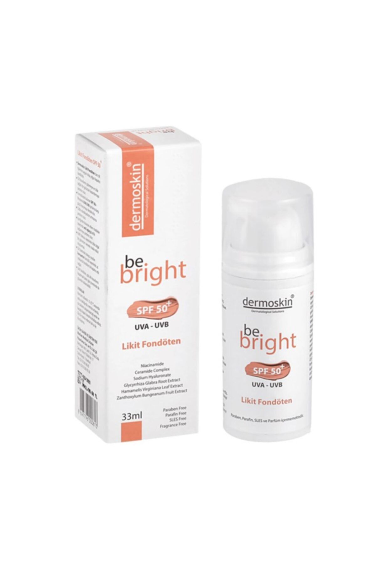 Be Bright Liquid Foundation Light Spf50 33 Ml Skt:2022