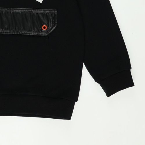 Boys Ornamental Pocket Print Detail Sweatshirt