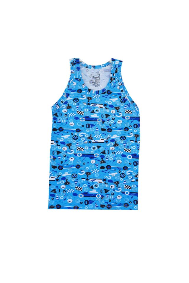 6 Pieces Boys Colorful Athlete Cotton Suspended Elastane Padded