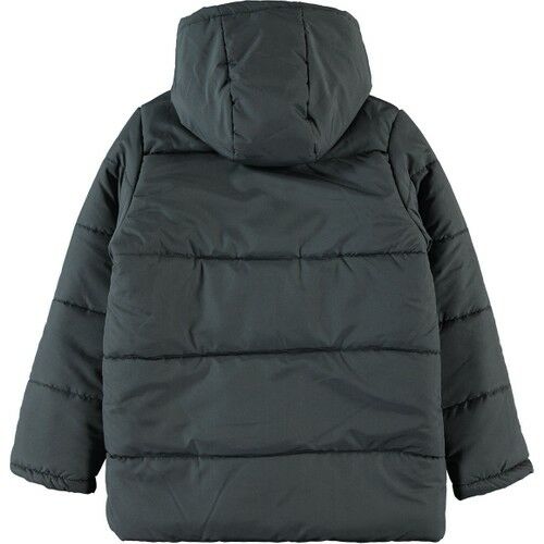 Boys Hooded Coat Smoked