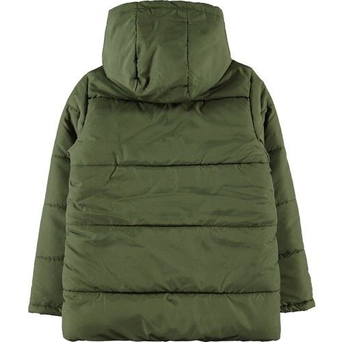 Boys Hooded Coat Khaki