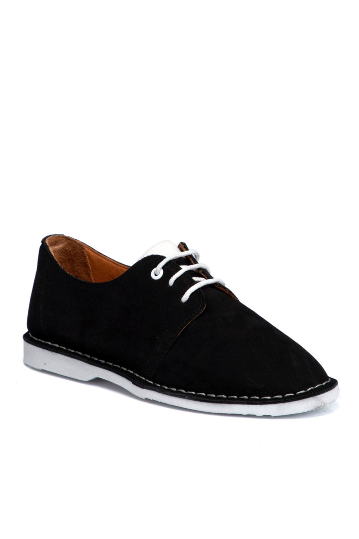 Black Nubuck Leather Men's Shoes