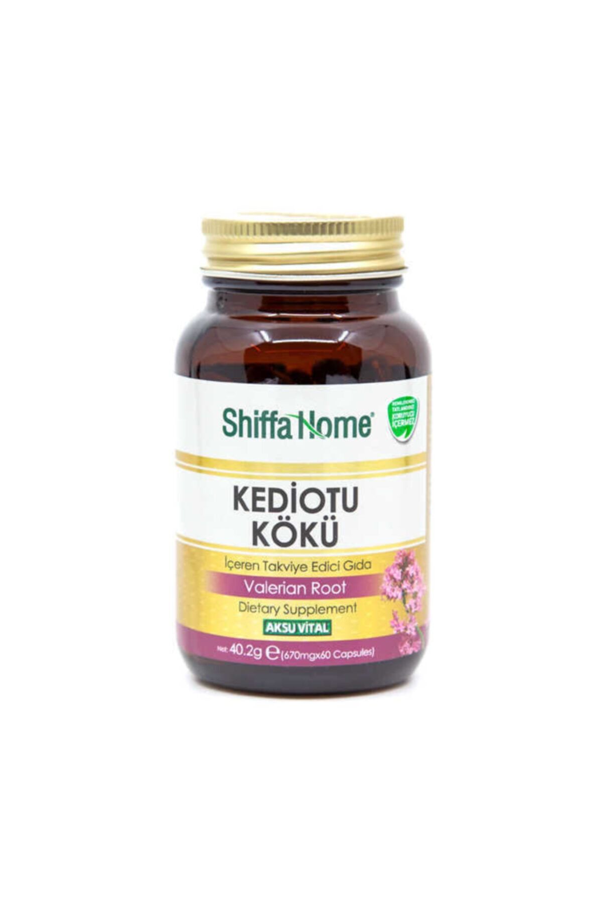 Aksu Vital Kediotu Kökü Valerian Roof Kedi Otu 670 Mg X 60 Kapsül