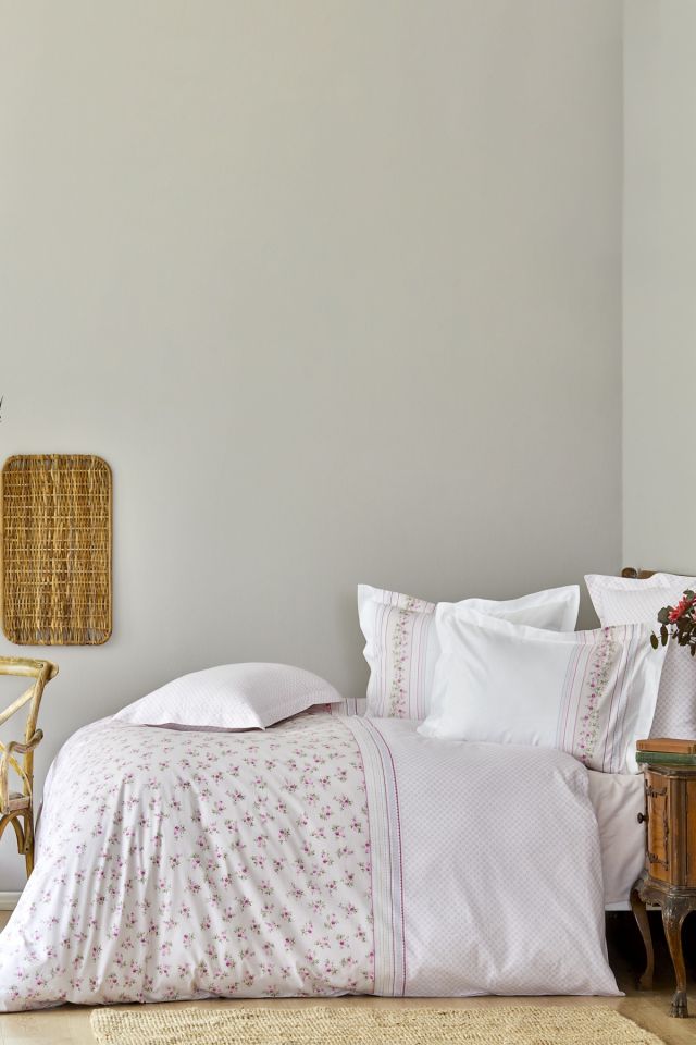 Glen Pink 100% Cotton Double Duvet Cover Set