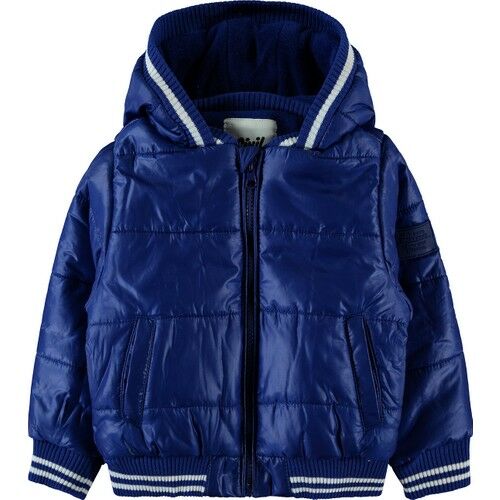 Boys Hooded Coat Saxe Blue