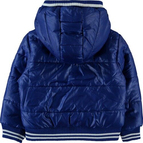 Boys Hooded Coat Saxe Blue