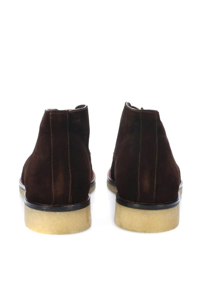 Genuine Leather Suede Brown Men's Boots & Booties