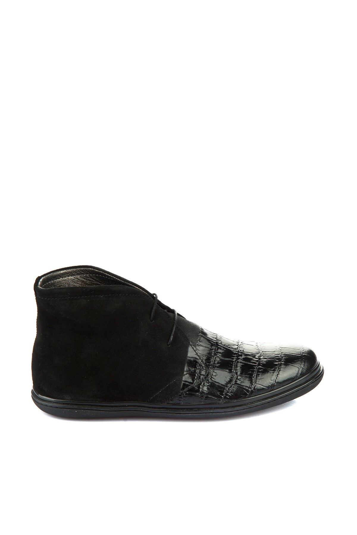 Genuine Leather Suede Black Men's Boots