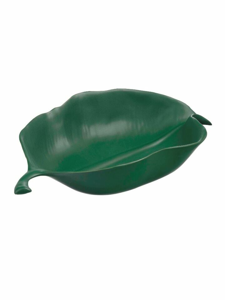 Leaf Seramik Dekoratif Tabak M