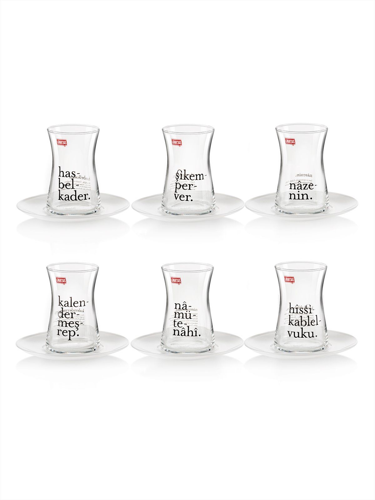 Lügat 365 Tea Set of 6