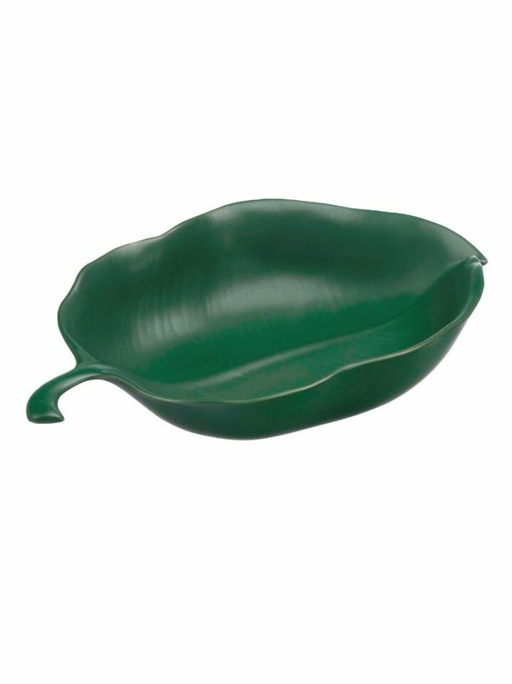 Leaf Seramik Dekoratif Tabak S