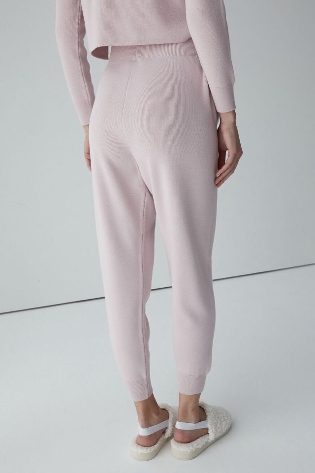 Lilac Pinkish Knit Pants Pajama Bottoms