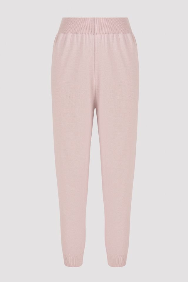 Lilac Pinkish Knit Pants Pajama Bottoms