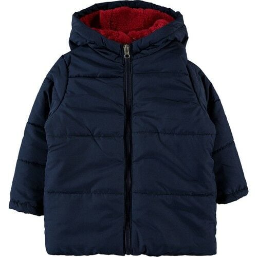 Boys Hooded Coat 2-5 Ages Navy Blue