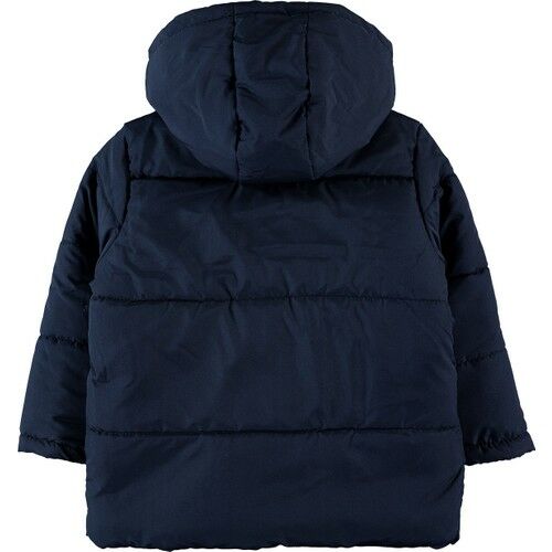 Boys Hooded Coat 2-5 Ages Navy Blue