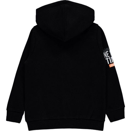 Boys Hooded Cardigan 10-13 Ages Black
