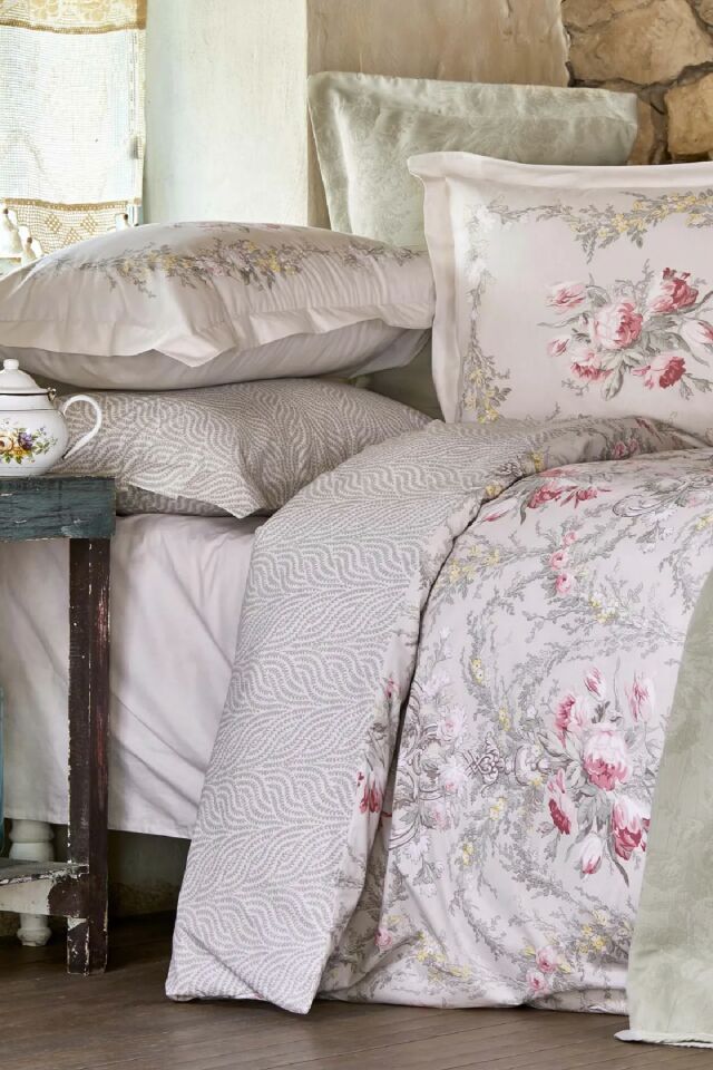 Petra Pink 100% Cotton Single Duvet Cover & Pillow Set