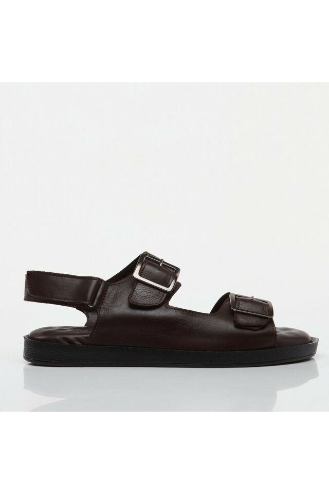 Genuine Leather Brown Men's Sandals