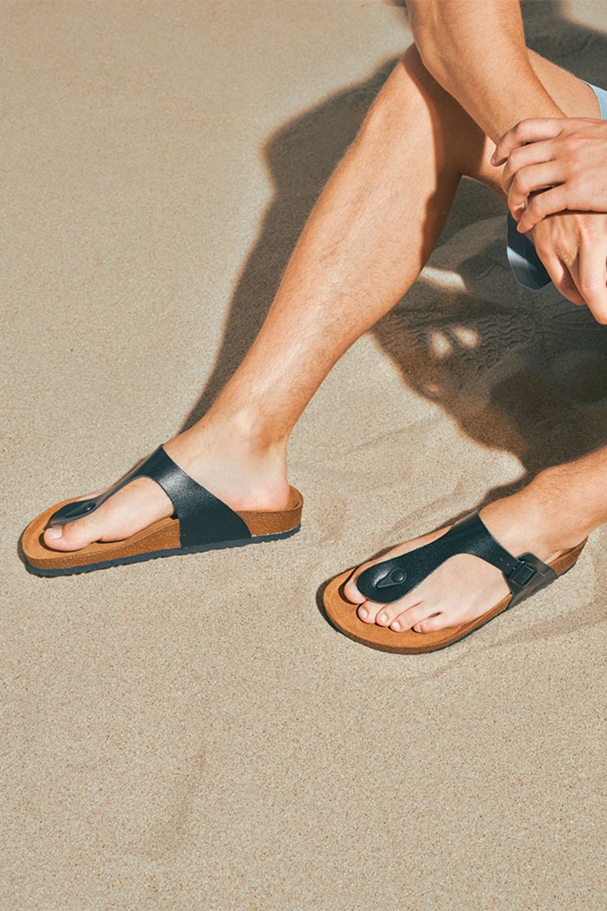 Men's Leather Flip Flops