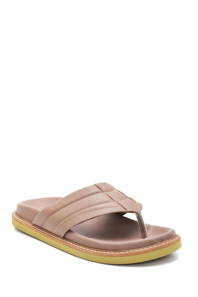 Men's Leather Slippers
