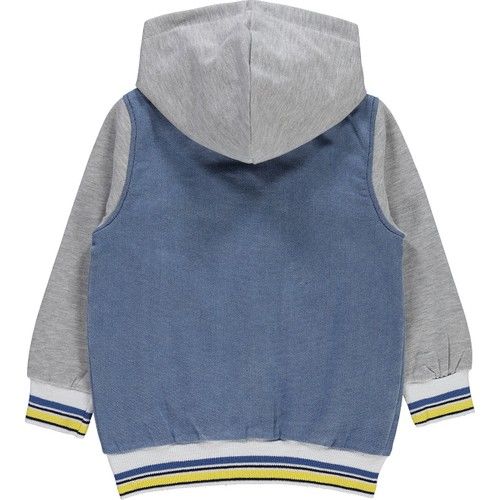 Boys Hooded Cardigan Ages 2-5 Yellow