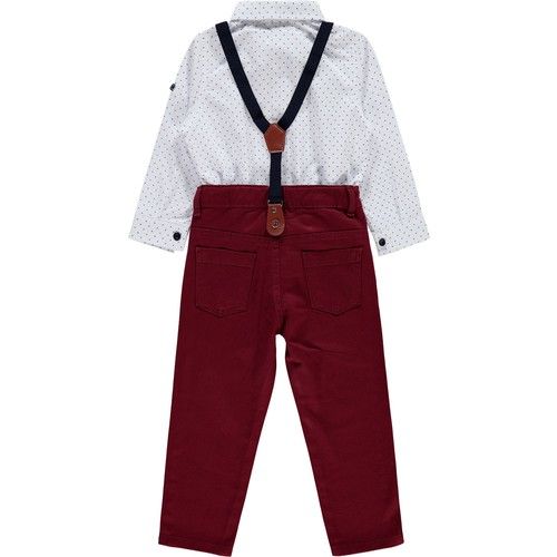Civil Boys Erkek Çocuk Takım 2-5 Yaş Bordo