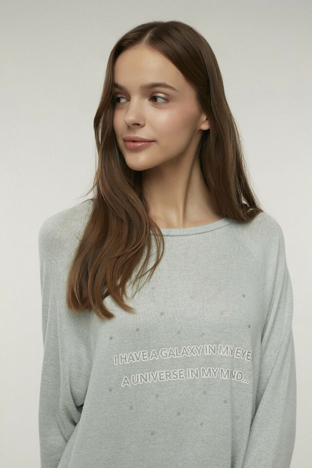 Mint Galaxy Sweatshirt