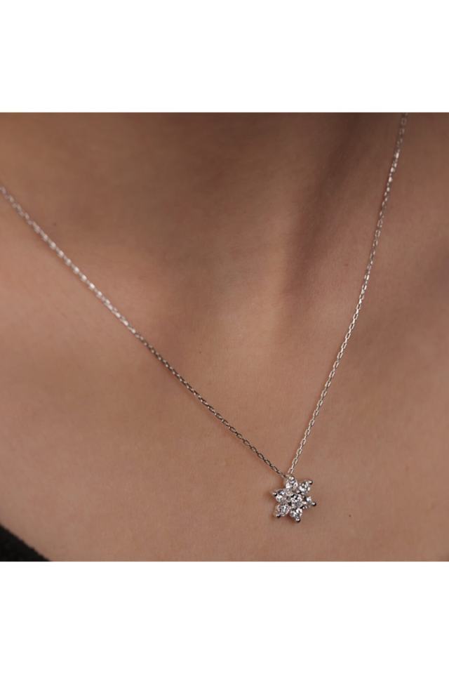 Flower Women Silver Set
