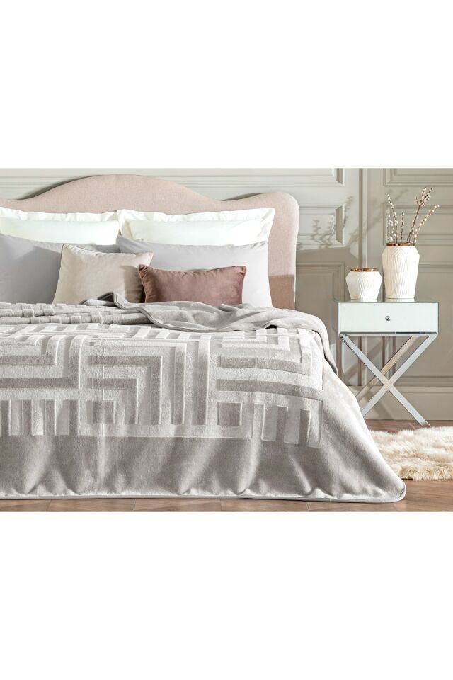 Clementine Mink Emboss Blanket