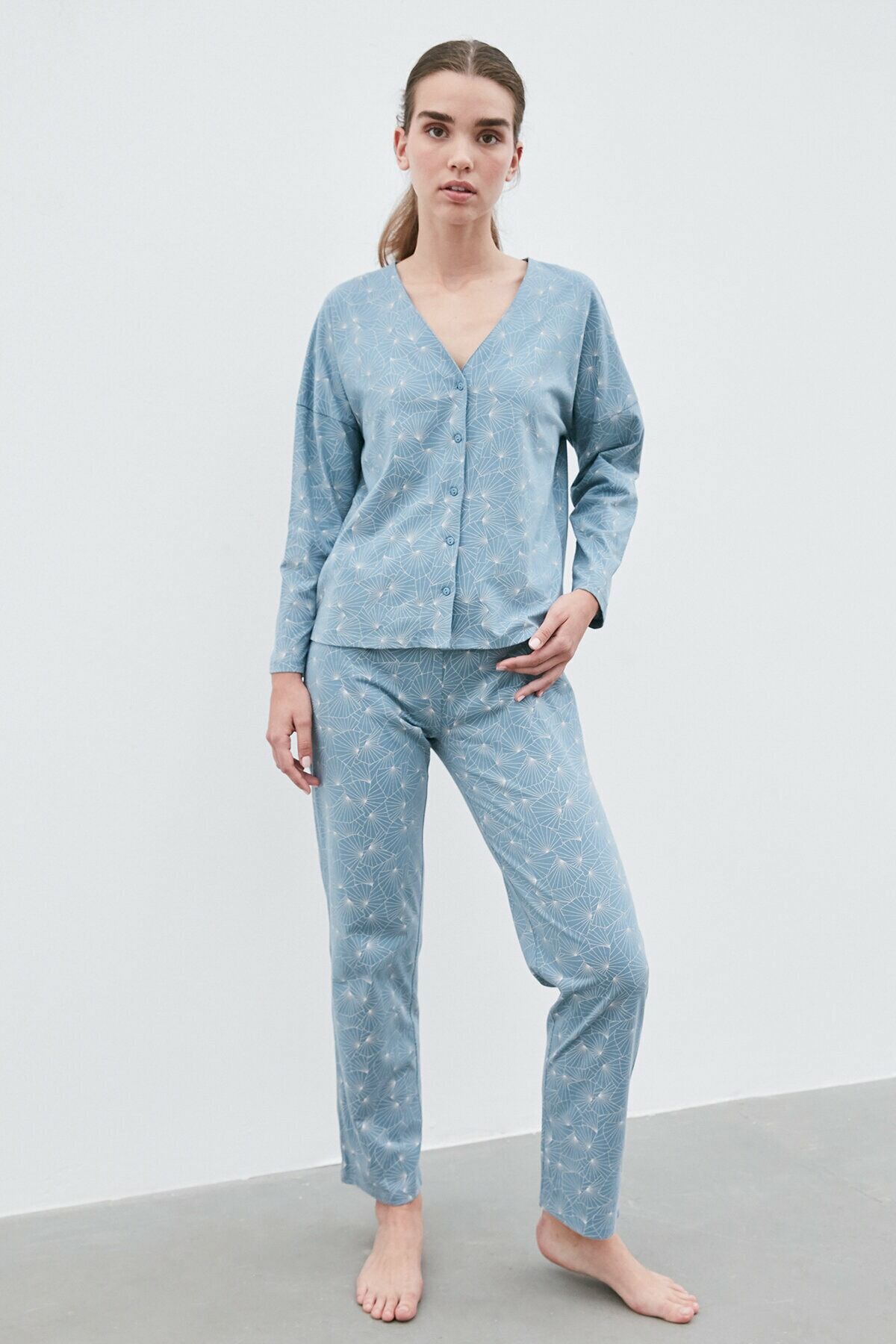 Relax Blue Lotus Pajama Set