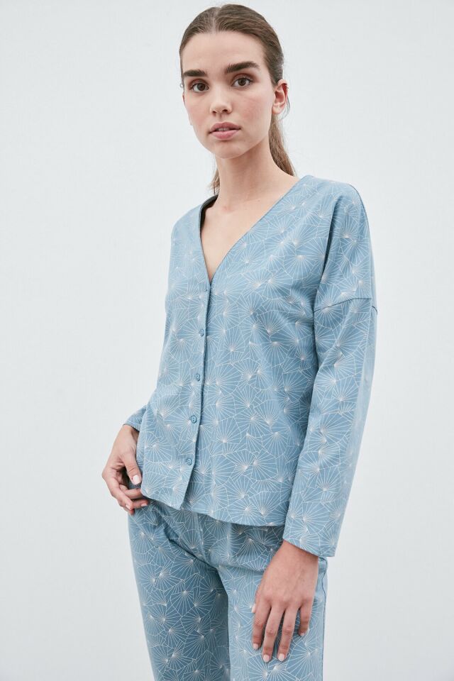 Relax Blue Lotus Pajama Set