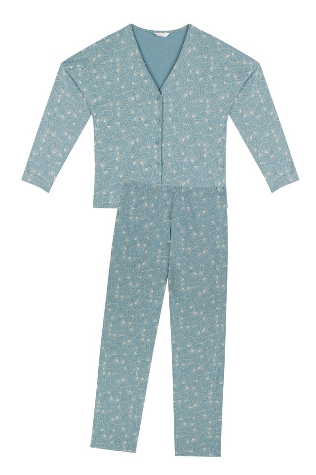 Relax Blue Lotus Pajama Set