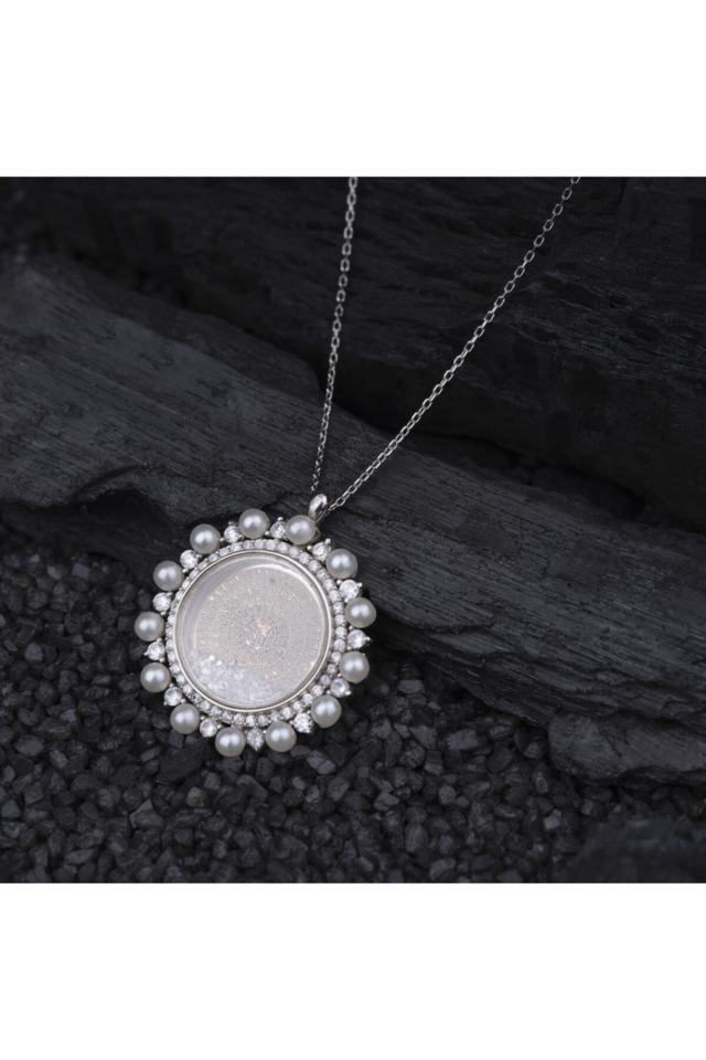 Esma-ül Hüsna Silver Women's Necklace Model