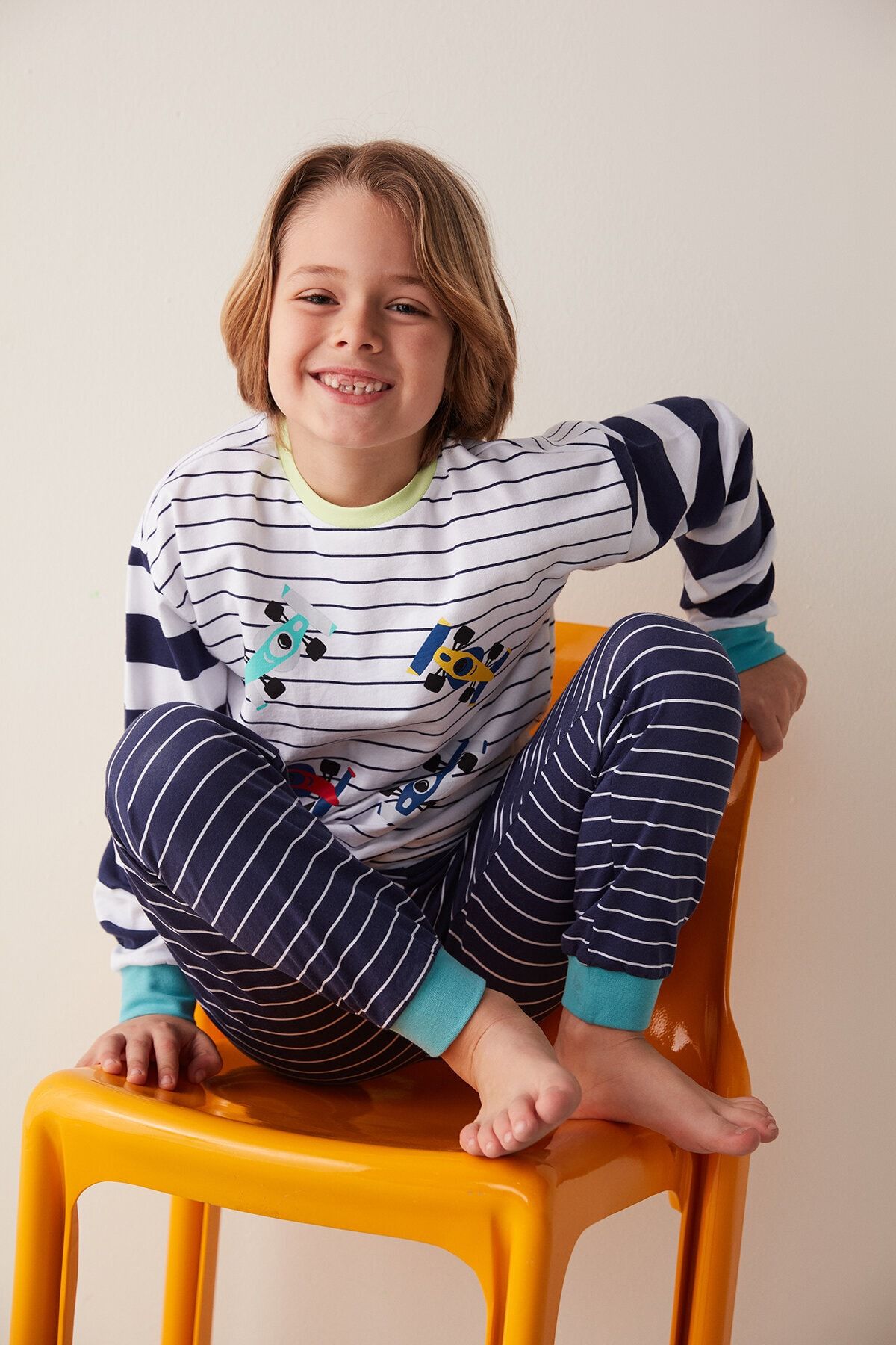 Boys Stripe 2-Pajama Set