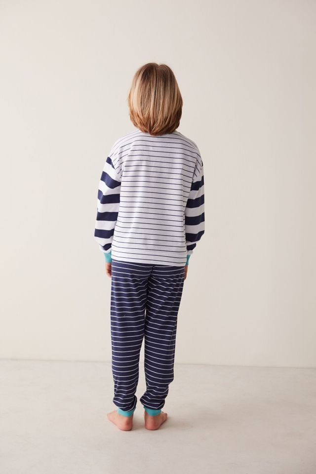 Boys Stripe 2-Pajama Set
