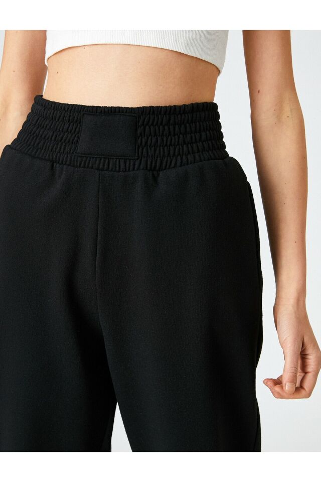 Jogger Eşofman Altı Beli Lastikli Cepli