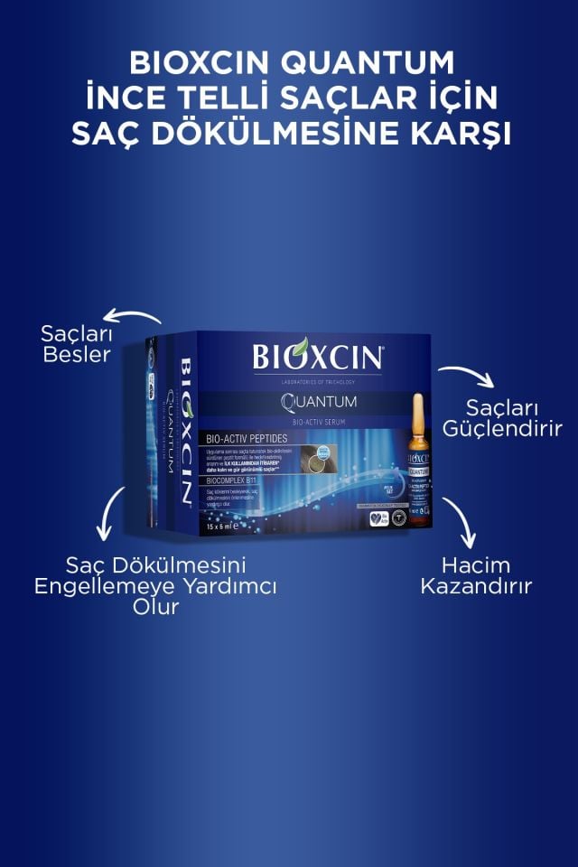 Quantum Ekstra Hacim & Bakım Serumu 15x6 Ml - İnce Telli Dökülen Saçlar İçin