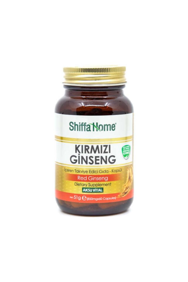 3 Adet Aksu Vital Kırmızı Ginseng 60*3= 180 Kapsül