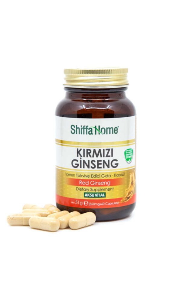3 Adet Aksu Vital Kırmızı Ginseng 60*3= 180 Kapsül