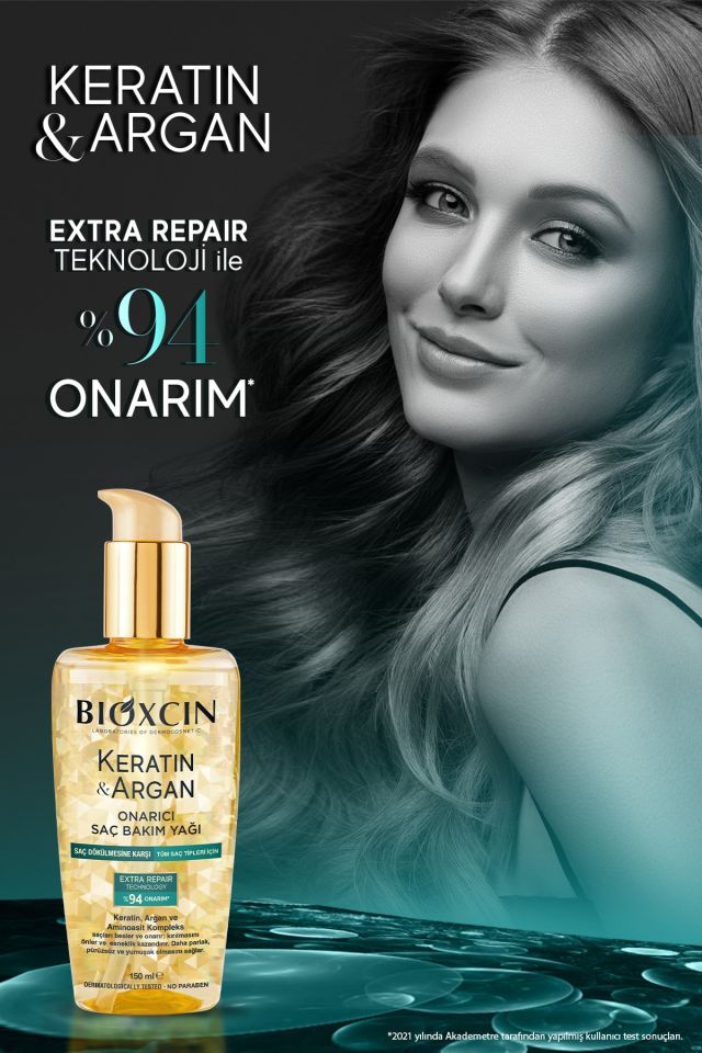Collagen & Biotin Hacim Şampuanı 300ml + Keratin Argan Saç Bakım Yağı
