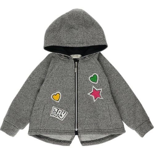 Baby Girl Rim Detail Hooded Sweatshirt