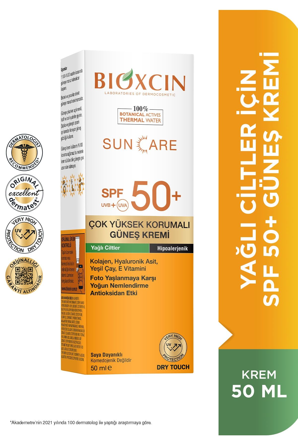 Sun Care Very High Protection Sunscreen for Oily Skin Spf 50+