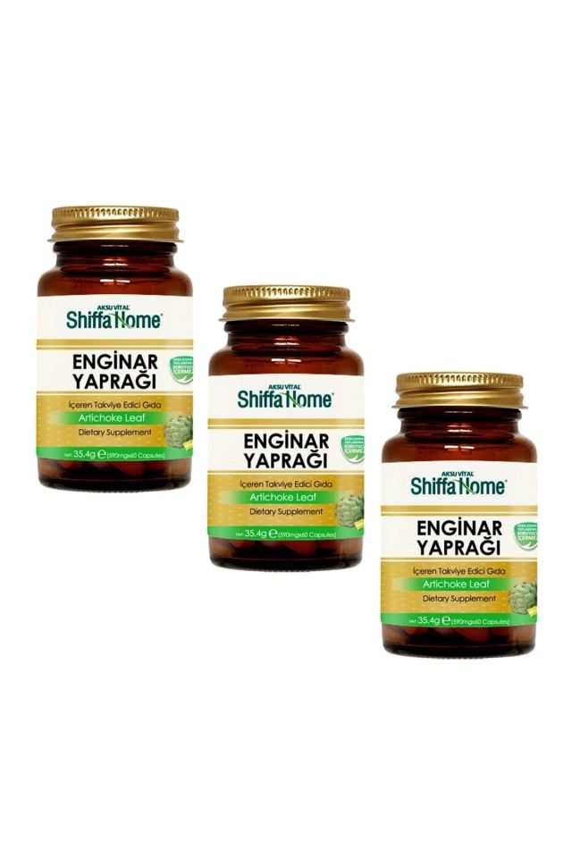 (AKSUVITAL) Artichoke Leaf 590 Mg 60 Capsules X 3 Pieces