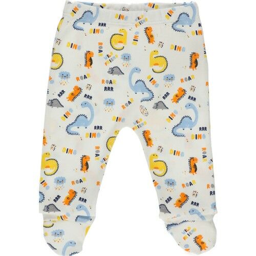 Yenidoğan Dino Baskılı İkili Pijama Takımı